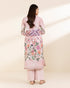 Unstitched Women's Pink Lawn 3 Piece Suit